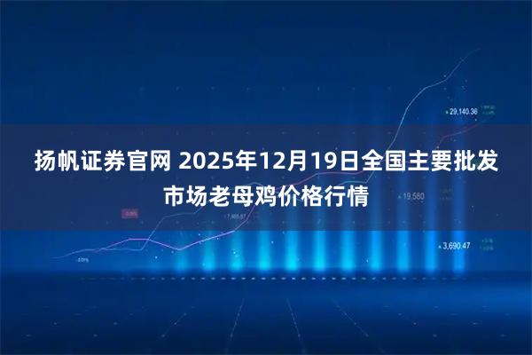 扬帆证券官网 2025年12月19日全国主要批发市场老母鸡价格行情